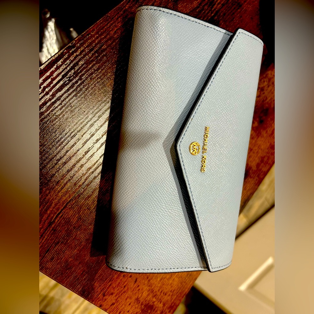 Baby blue Michael Kors purse